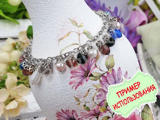 (СКИДКИ!!!) Бусина Капля гранёная 12*8*8мм т.голубая прозрачная (имитация Сваровски) (10шт.)