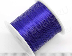 Резинка 04 спандекс 0,8мм синяя (катушка ок.10м)