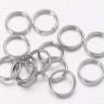 Купить Колечки двойной крутки 7мм цвет платины никель (Iron) (100шт) с доставкой по России