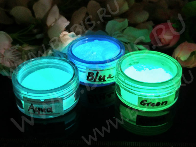 Люминофор 03 Bubis Crafts порошок BLUE голубое свечение (10г)