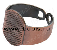 Основа (заготовка) для кольца 027 19мм с ребристой платформой 15*12мм античная медь (Brass)