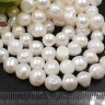 (ОПТ) Бусина Жемчуг 46 пресноводный фриформ 7-8мм белый натуральный (камни) (нить 35-36см) Купить (ОПТ) Бусина Жемчуг 46 пресноводный фриформ 7-8мм белый натуральный (камни) (нить 35-36см) с доставкой по России
