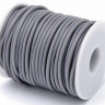 Купить (СКИДКИ!!!) Полиуретановый шнур 13-К 3мм ПОЛЫЙ матовый серый (катушка ок.25м) с доставкой по России