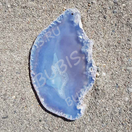 Кулон 1135 Срез Агата 90*54*4мм (камни)