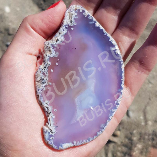 Кулон 1135 Срез Агата 90*54*4мм (камни)