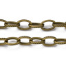 Купить Цепочка I127 с узором звено 11*7мм античная бронза (Iron) (50см) с доставкой по России