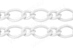 Цепочка I043 звенья 5,8*3,5мм и 3*2,5мм серебристая (Iron) (50см)