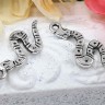Подвеска Змея 02 двусторонняя 26,5*11*1,5мм античное серебро (литьё) Купить Подвеска Змея 02 двусторонняя 26,5*11*1,5мм античное серебро (литьё) с доставкой по России