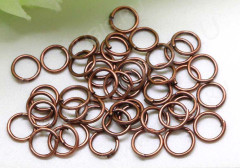 (ОПТ) Колечки обычные 5*0,7мм античная медь (Iron) (100гр)
