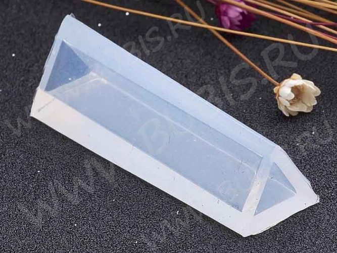 Молд 032 для эпоксидной смолы Кристалл Треугольник 49*14,5мм (силикон)