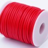 Полиуретановый шнур 14 2мм ПОЛЫЙ красный матовый (1м) Купить Полиуретановый шнур 14 2мм ПОЛЫЙ красный матовый (1м) с доставкой по России