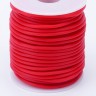 Полиуретановый шнур 14 2мм ПОЛЫЙ красный матовый (1м) Купить Полиуретановый шнур 14 2мм ПОЛЫЙ красный матовый (1м) с доставкой по России