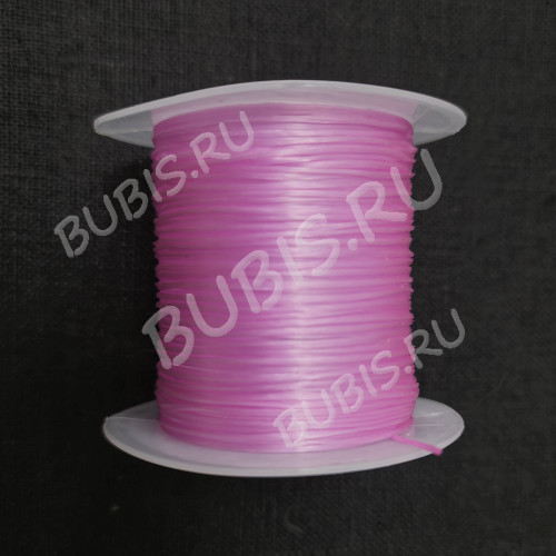 Резинка 04 спандекс 0,8мм розовая (катушка ок.10м)