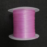 Резинка 04 спандекс 0,8мм розовая (катушка ок.10м)