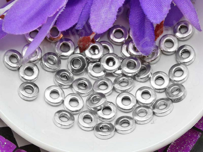 Рондели 057 кольца 6*6*2мм античное серебро (литьё) (10шт.)