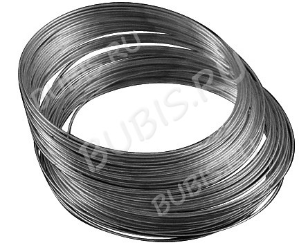 Мемори проволока - пружина - основа для колье 115*0,6мм черный никель (10 витков)