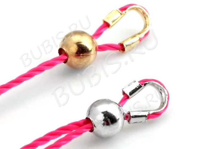 Защита ланки или нити от перетирания 4*5*1мм латунь (Brass) (10шт.)