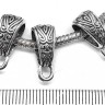 Бусина с петлёй 068 Бейл треугольный 17,5*9,5*6мм античное серебро (литьё) Купить Бусина с петлёй 068 Бейл треугольный 17,5*9,5*6мм античное серебро (литьё) с доставкой по России