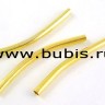 Трубочка металлическая 01 изогнутая 30*2мм золотистая (Brass) (20шт) Купить Трубочка металлическая 01 изогнутая 30*2мм золотистая (Brass) (20шт) с доставкой по России
