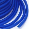 Купить Полиуретановый шнур 14 2мм ПОЛЫЙ синий матовый (1м) с доставкой по России