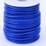 Купить Полиуретановый шнур 14 2мм ПОЛЫЙ синий матовый (1м) с доставкой по России