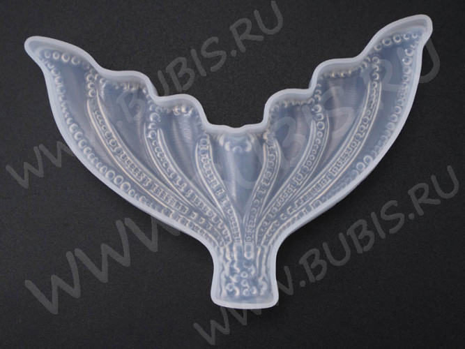 Молд 205 для эпоксидной смолы большой хвост рыбы-русалки 121*79*16мм (силикон)