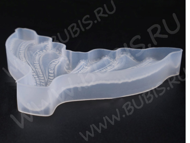 Молд 205 для эпоксидной смолы большой хвост рыбы-русалки 121*79*16мм (силикон)