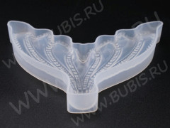 Молд 205 для эпоксидной смолы большой хвост рыбы-русалки 121*79*16мм (силикон)