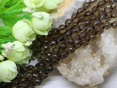 Бусина округлая ГРАНЁНАЯ 8мм Раухтопаз (дымчатый кварц) (камни)