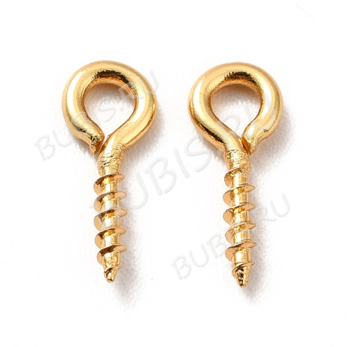 Штифт винтовой 09-G 10*4*1,2мм золотистый (Хирургическая сталь) (10шт)