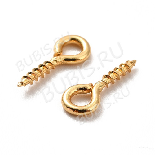 Штифт винтовой 09-G 10*4*1,2мм золотистый (Хирургическая сталь) (10шт)