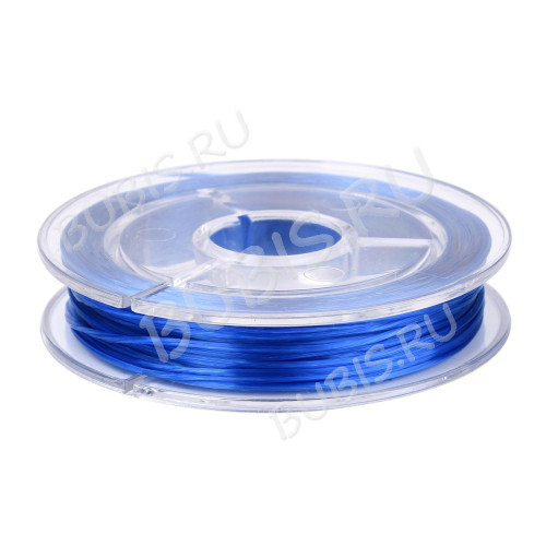 Резинка 21 спандекс 0,8мм синяя (катушка ок. 10м)