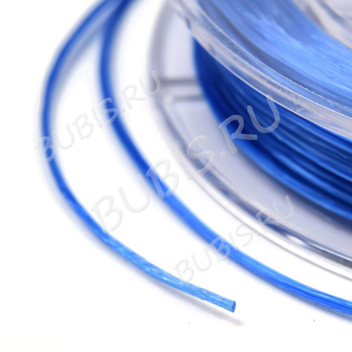 Резинка 21 спандекс 0,8мм синяя (катушка ок. 10м)