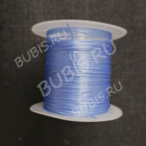 Резинка 04 спандекс 0,8мм голубая (катушка ок.10м)