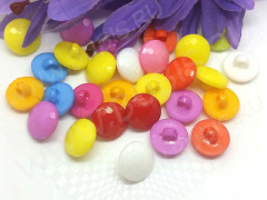 Декоративный элемент 062 Пуговица гранёная 13,5*13,5*8мм МИКС ярких цветов (акрил) (10шт.)