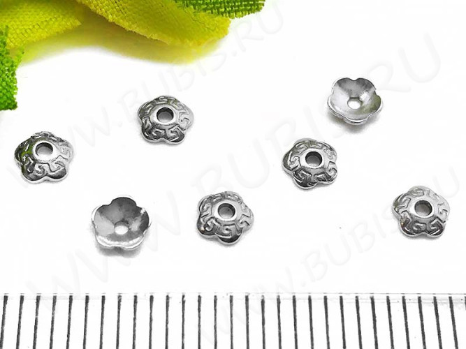 265 Шапочка простая 29 Геометрия 4*4*1,5мм стальная (Хирургическая сталь) (10шт.)