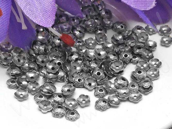 265 Шапочка простая 29 Геометрия 4*4*1,5мм стальная (Хирургическая сталь) (10шт.)