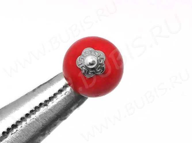 265 Шапочка простая 29 Геометрия 4*4*1,5мм стальная (Хирургическая сталь) (10шт.)