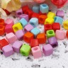 Бусина акриловая Кубик 13 МИКС 7*7*7мм непрозрачный (акрил)(50шт) Купить Бусина акриловая Кубик 13 МИКС 7*7*7мм непрозрачный (акрил)(50шт) с доставкой по России