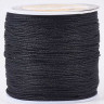 Купить (СКИДКИ!!!) Нейлоновый шнур 17-К круглый 1мм чёрный (кат. ок.100м) с доставкой по России