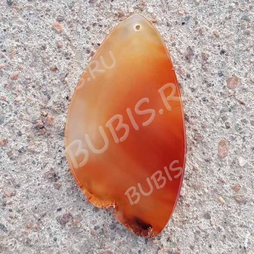 Кулон 1132 Срез Агата 78*41*4мм (камни)