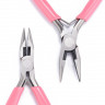 Тонкогубцы 27 утконосы без бороздок с кусачками 125мм розовые (инструменты для бижутерии) Купить Тонкогубцы 27 утконосы без бороздок с кусачками 125мм розовые (инструменты для бижутерии) с доставкой по России