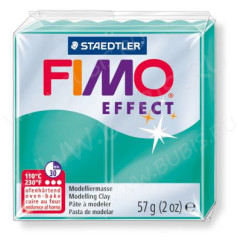 Полимерная глина FIMO Effect Полупрозрачный зеленый 8020-504 (57г)