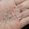 Купить Швензы-крючки №064 серебро 925 19*14*0,6мм серебристые (Sterling Silver) (1 пара) с доставкой по России