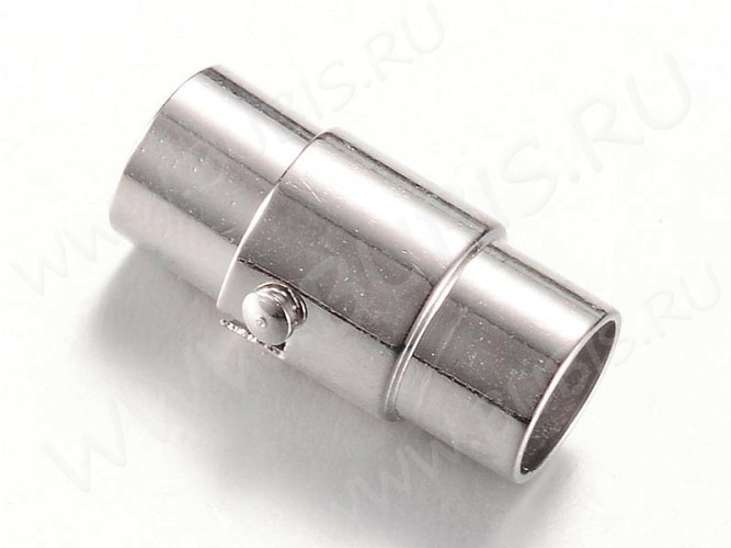 Магнитный замочек №50 слайдер лифт для вклеивания 4,8-5мм 17*8*7мм цвет платины (Brass)