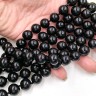 Купить (СКИДКИ!!!) Бусина "жемчуг" 12мм чёрная (стекло) (10шт.) с доставкой по России