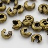 Обжимная бусина 11 разъёмная покрывная 6,5*5,5*3,5мм античная бронза (Iron)(10шт.) Купить Обжимная бусина 11 разъёмная покрывная 6,5*5,5*3,5мм античная бронза (Iron)(10шт.) с доставкой по России