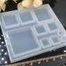 Молд 124 для эпоксидной смолы 87*77*6,5мм Квадраты 5-35мм (силикон) Купить Молд 124 для эпоксидной смолы 87*77*6,5мм Квадраты 5-35мм (силикон) с доставкой по России