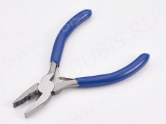 Плоскогубцы 07 с кусачками 120мм с синими ручками (инструменты для бижутерии)