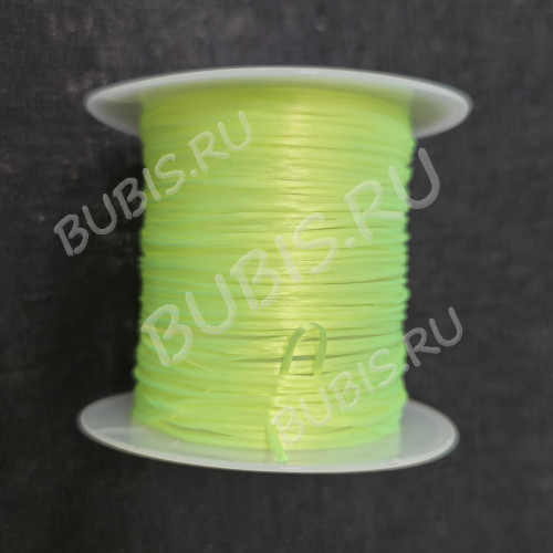 Резинка 04 спандекс 0,8мм салатовая светло-зелёная (катушка ок.10м)